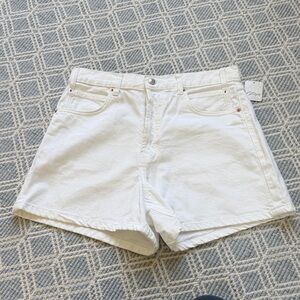 Free People NWT - We The Free White Jean Shorts